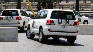 غادر المفتشون دمشق وتوجهوا الى لبنان